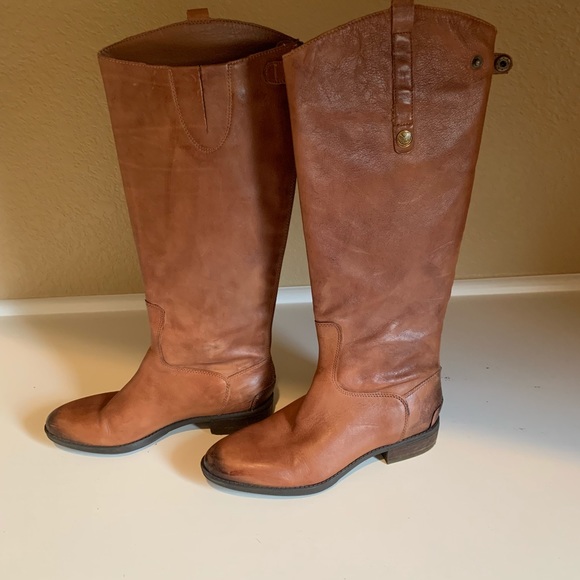 Sam Edelman Penny Boot, Cognac. Size 8 - Picture 2 of 8